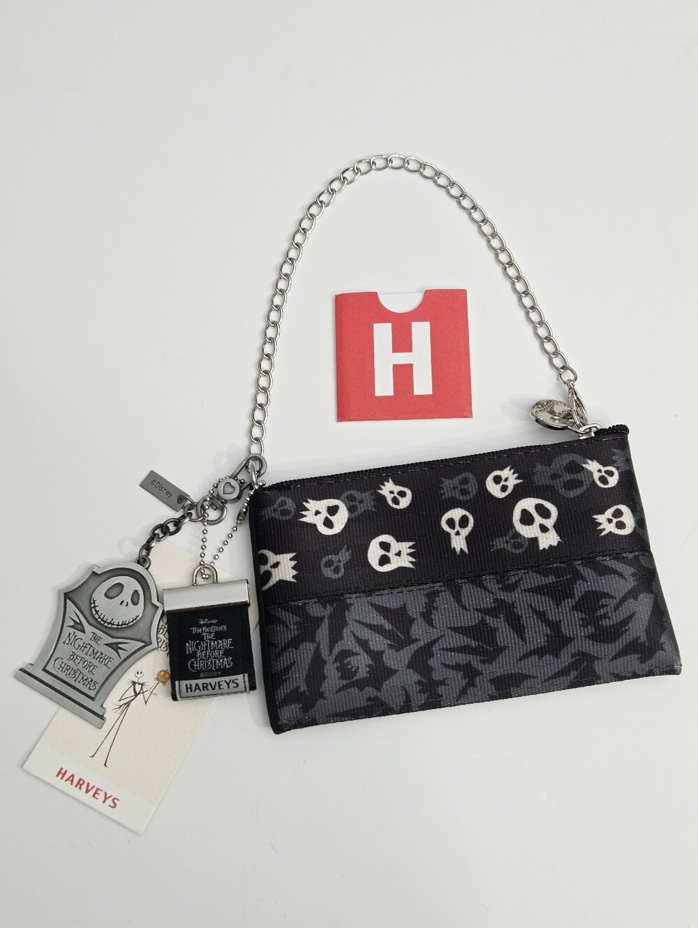 HARVEYS SEATBELT NIGHTMARE BEFORE CHRISTMAS JACK AND FRIENDS COIN PURSE